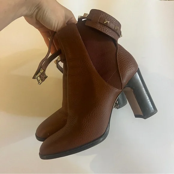 Valentino Rockstud Accents leather sock boots - Picture 3 of 11